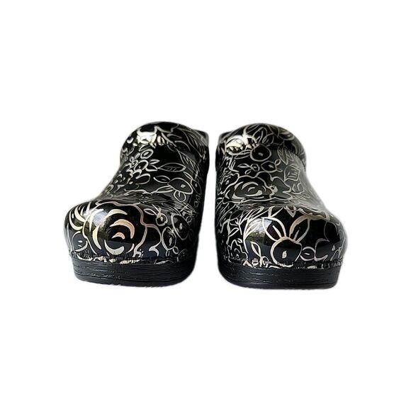 Dansko Professional Clog Patent Leather Metallic Rose EU Size 38 US 7.5 8 - Picture 3 of 9